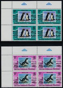 British Antarctic Territory 72-5 TL Blocks MNH Bird, Penguin