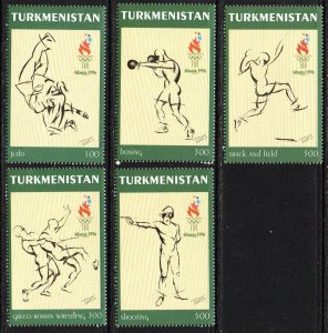 Turkmenistan Sc #59-63 MNH