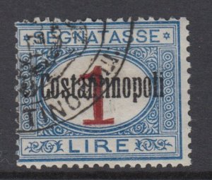 Italy Costantinopoli - Sassone Tax n.4 MH* cv 130$