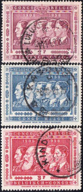 Belgian Congo #300-305 Used Set