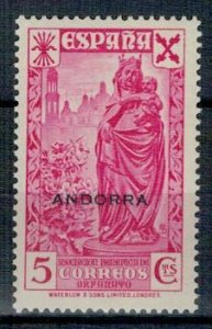 Spain Andorra 1938 MNH Charity Stamps Virgin Mary Children Orphans