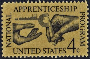 U.S.#1201 National Apprenticeship Program 4c Single, MNH.
