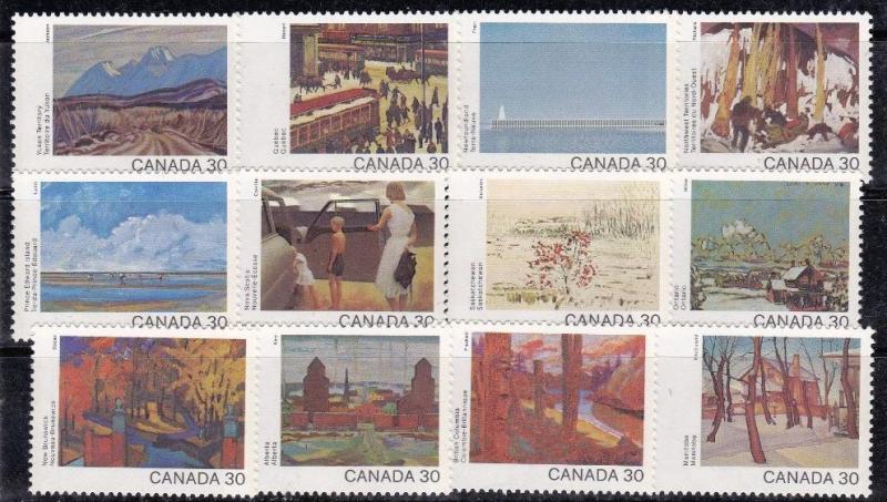 Canada 1982 Scott 955-966 Canada Day MNH