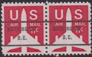 C78b Jet Airliner Pair MNH