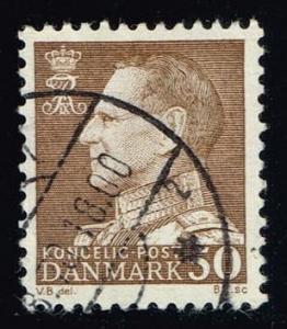 Denmark #438 King Frederik IX (non-fluor); used (0.25)