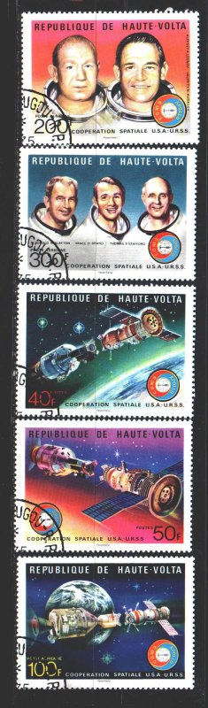 Upper Volta. 1975. 581-85. Space. USED.