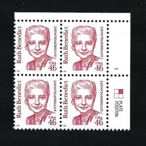 PB 2938  Ruth Benedict 46¢   MNH