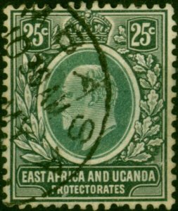 East Africa KUT 1907 25c Grey-Green & Black SG40 Fine Used