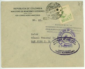 Latin America Cover Postage Collection Argentina Brazil Panama Guatemala Used