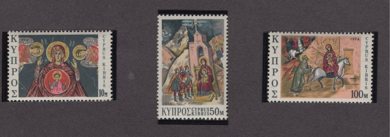 Cyprus 419-421 MNH 1974