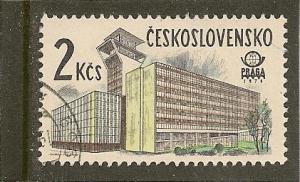 Czechoslovakia  Scott  2194  Building   Used