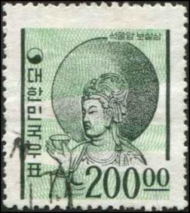 Korea SC# 373 Bodhisattva 200w Used