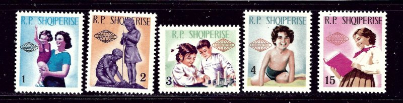 Albania 823-27 MNH 1965 Childrens Day