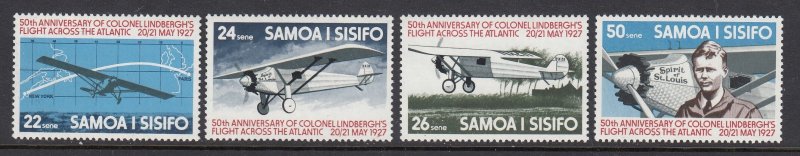 Samoa 450-3 Lindberg mnh