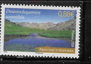 Andorra  #644  88c    (MNH) CV $2.00