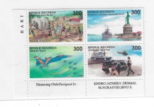 Indonesia 1997 Indonesian Armed Forces Police Air force Block Sc 1733 MNH C17