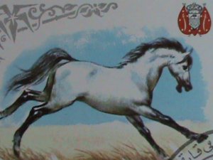 ​YEMEN STAMP-1969 THE MUTAWAKELITE KINGDOM OF YEMEN- HORSE-MNH S/S SHEET VF