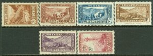 EDW1949SELL : FRENCH ANDORRA 1932-43 Scott #23//64. 38 diff. values MOG Cat $292