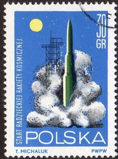 Poland 1292 - Cto - Space / Russian Rocket Launch