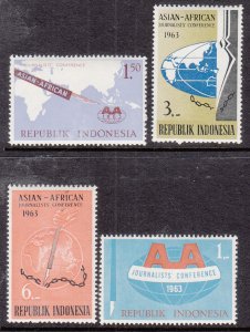 Indonesia 593-596 MNH VF