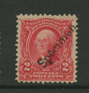 301S Variety Specimen Overprint Unused Stamp (L1140-5) *SEE APEX CERT INSIDE*