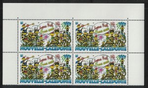 New Caledonia Christmas 2002 Top Block of 4 2002 MNH SG#1269 MI#1283