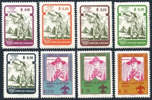 Paraguay 638-645, 645a sheet, MNH. Boy Scouts 1962. Lord Baden-Powell.