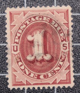  Scott J15 - 1 Cent Postage Due - Used - Nice Stamp - SCV - $7.00