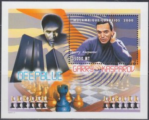 MOZAMBIQUE Sc #1407 MNH S/S of CHESSMASTER GARRY KASPAROV