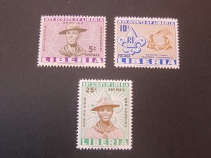 Liberia 1961 Sc 399-400,C135 set MNH