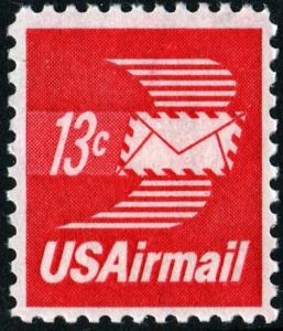 SC#C79 13¢ Winged Envelope Single (1973) MNH