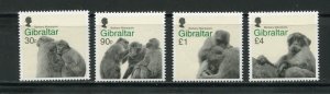 Gibraltar 1780 - 1783 Barbary Macaques, Monkeys Stamp Set MNH 2020