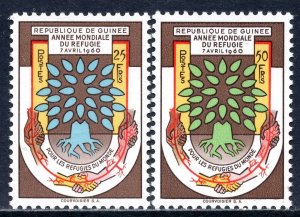 4012 - Guinea 1960 - World Refugee Year - MNH Set