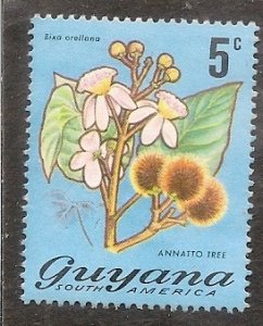 Guyana   Scott   136   Flower     Used