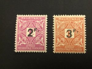 ICOLLECTZONE Mauritania J17-18  VF Hinged