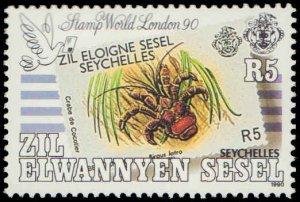 Seychelles Zil Ellwannyen Sesel #167-170, Comp Set(4), 1990, Stamp Show, Whal...