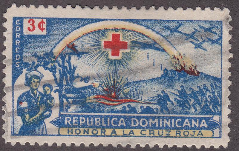 Dominican Republic 410 80th Anniversary of the Intl. Red Cross 1944