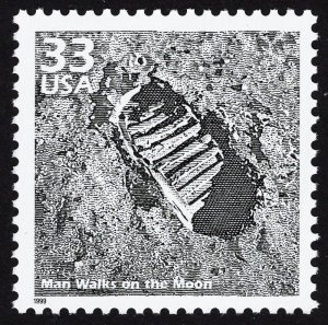 US 3188c MNH VF 33 Cent  Man on  the Moon Celebrate the Century 1960s