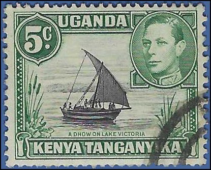 Kenya,Uganda and Tanganyika #67 1938 Used