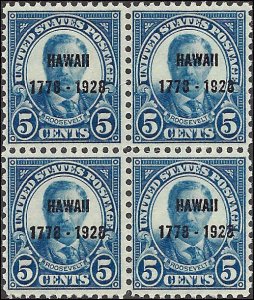 648 Mint,OG,NH... Block of 4... SCV $86.00