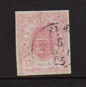 Luxembourg - #8 used, cat. $ 160.00