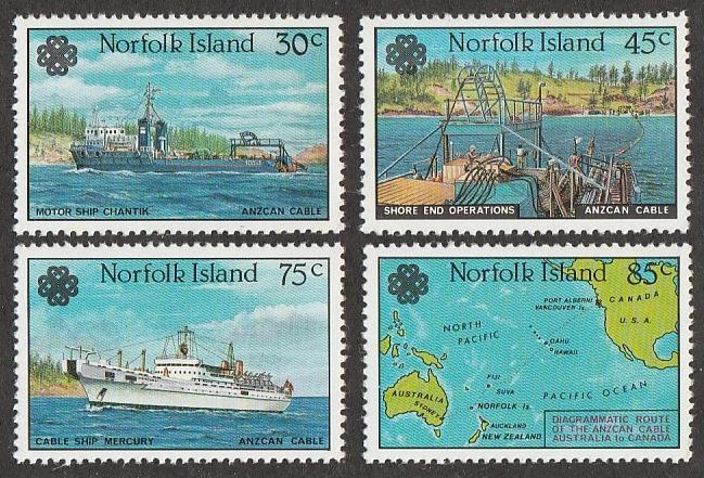319-322,MNH Norfolk Island