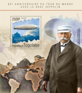 TOGO 2014 SHEET GRAF ZEPPELIN ZEPPELINS tg14606b