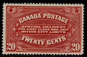 CANADA QV SG S4, 20c carmine-red, LH MINT. Cat £42.