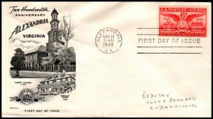 US C40 Alexandria,VA Fleetwood Pencil FDC