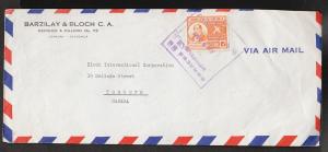 Venezuela to Toronto On Canada 1949 Airmail cover