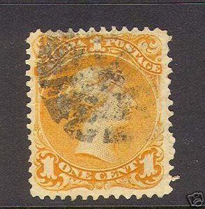 Canada #23 VF Used With Fancy Cancel