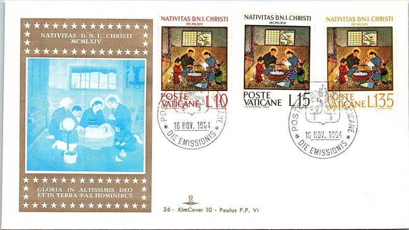 Vatican City, Worldwide First Day Cover