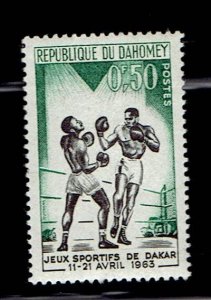 DAHOMEY SCOTT#172 1963 BOXING - MNH