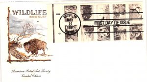 #1889a North America Wildlife Booklet Pane – American Postal Arts Society Cachet